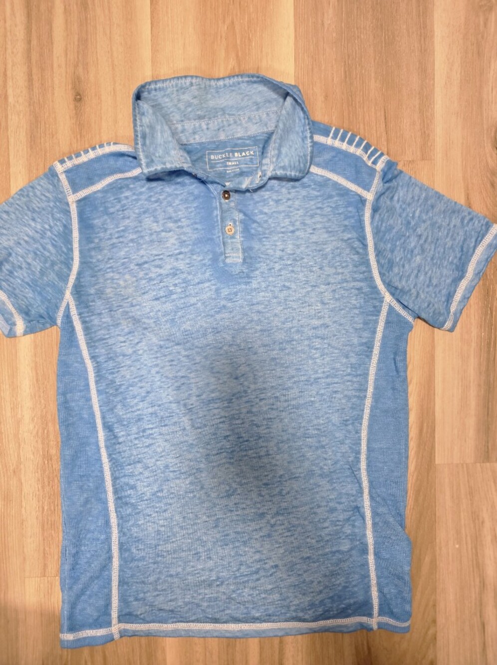 Buckle Blue Heather Polo Shirt